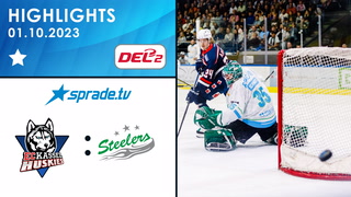 01.10.2023 - Highlights - EC Kassel Huskies vs. Bietigheim Steelers
