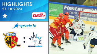 27.10.2023 - Highlights - ESV Kaufbeuren vs. Dresdner Eislöwen