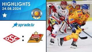 24.08.2024 - Highlights - Deggendorfer SC vs. Asiago Hockey