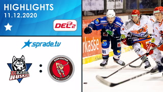11.12.2020 - Highlights - EC Kassel Huskies vs. Eispiraten Crimmitschau