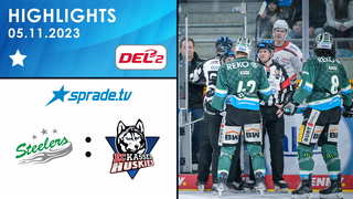 05.11.2023 - Highlights - Bietigheim Steelers vs. EC Kassel Huskies