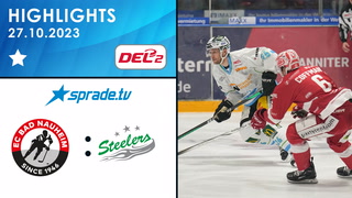 27.10.2023 - Highlights - EC Bad Nauheim vs. Bietigheim Steelers