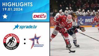 19.01.2024 - Highlights - EC Bad Nauheim vs. Ravensburg Towerstars