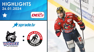 26.01.2024 - Highlights - EHC Freiburg vs. EC Bad Nauheim