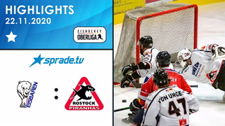 22.11.2020 - Highlights - Hammer Eisbären vs. Rostock Piranhas