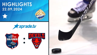 22.09.2024 - Highlights - ESC Kempten vs. Devils Ulm/Neu-Ulm