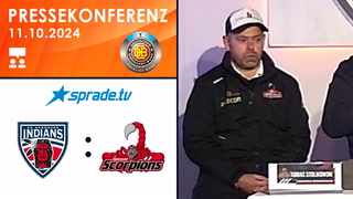 11.10.2024 - Pressekonferenz - Hannover Indians vs. Hannover Scorpions