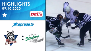 09.10.2020 - Highlights - EC Kassel Huskies vs. Bietigheim Steelers