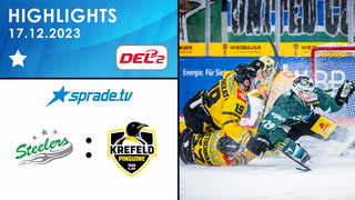 17.12.2023 - Highlights - Bietigheim Steelers vs. Krefeld Pinguine