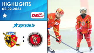 02.02.2024 - Highlights - ESV Kaufbeuren vs. Eispiraten Crimmitschau