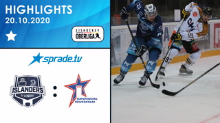 20.10.2020 - Highlights - EV Lindau Islanders vs. Ravensburg Towerstars