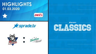 01.03.2020 - Highlights - EC Kassel Huskies vs. Bietigheim Steelers