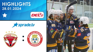 28.01.2024 - Highlights - Lausitzer Füchse vs. EV Landshut